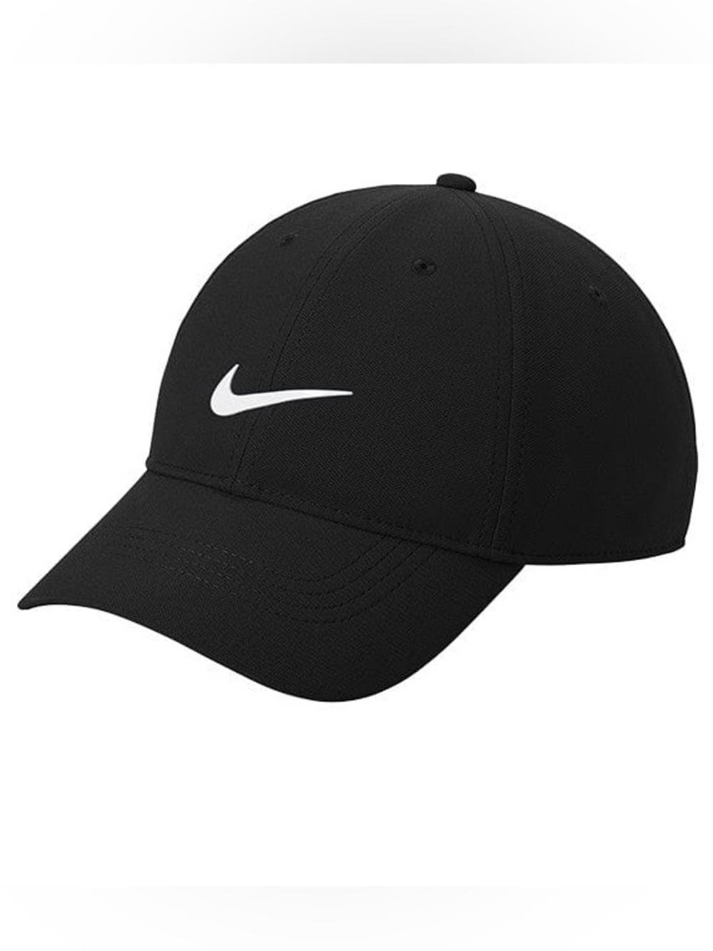Nike Heritage86 Dri-FIT Black Unstructured Cap White Swoosh Adjustable